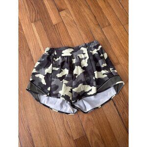 Lululemon Hotty Hot Shorts Running Camo Size 4